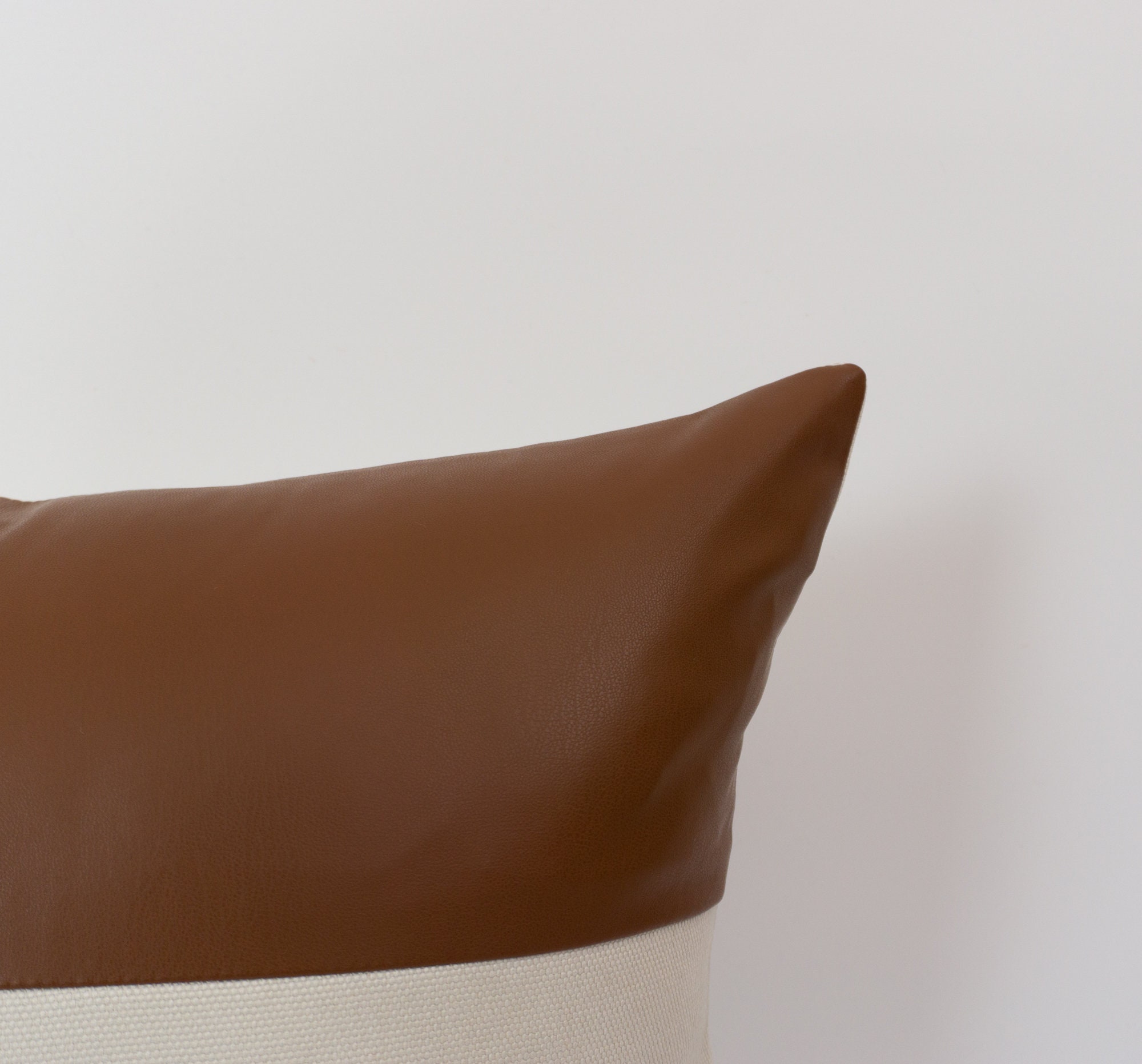 Minimalist Cushion Cover, Navy Blue Linen Pillow Cover, Cream Linen Cushion Cover,brown Suede Leather Pillow Cover 18x18 Inches / 45x45cm