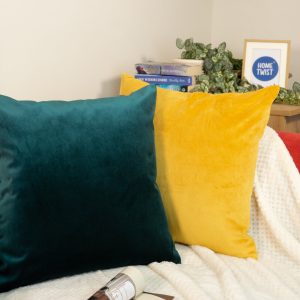 Velvet Emerald Green Pillow Cover: Dark Green Cushion Cover All Sizes