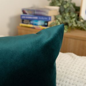 Velvet Emerald Green Pillow Cover: Dark Green Cushion Cover All Sizes