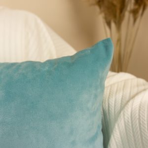 Velvet Mint Blue Pillow Cover: Light Blue Cushion Cover All Sizes