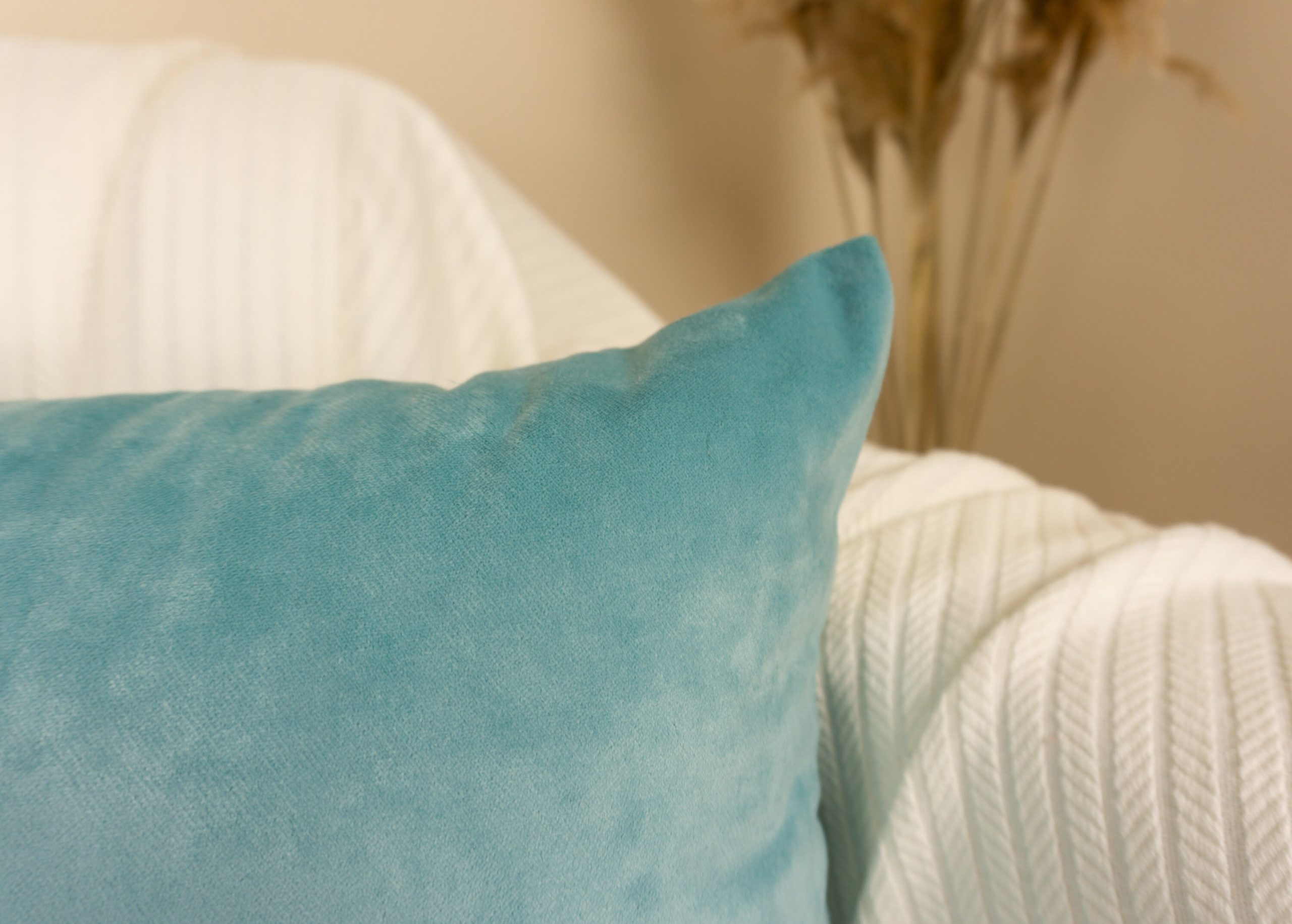 Velvet Mint Blue Pillow Cover: Light Blue Cushion Cover All Sizes