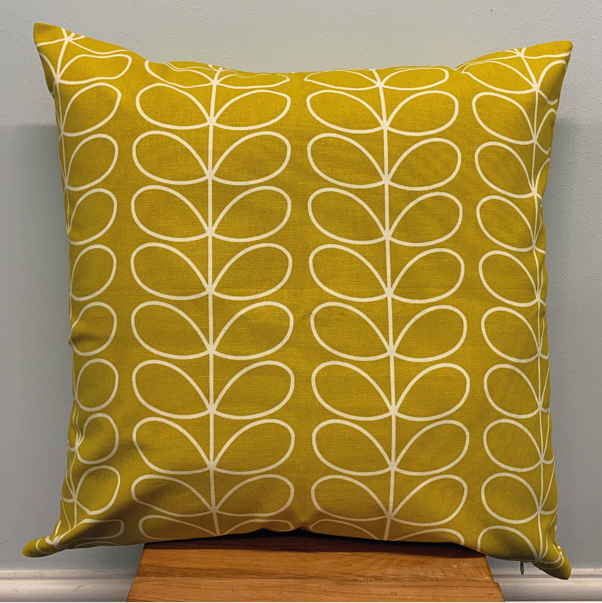 Cotton Linen Scandinavian Style Linear Stem Cushion Covers , 16 Pattern