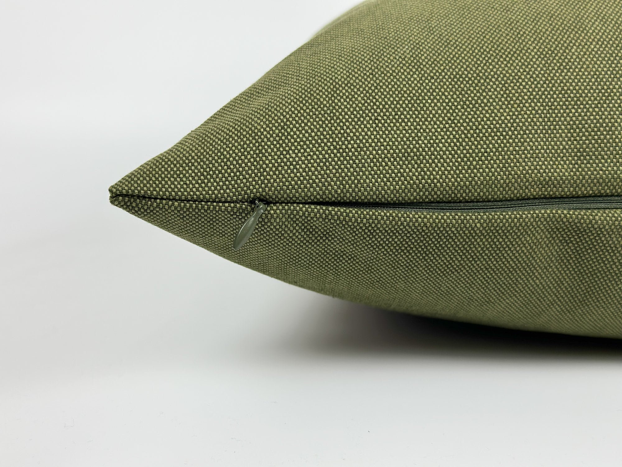 Linen Moss Green Pillow Cover, Upholstery Linen Moss Green Pillow-cushion Covers (all Sizes)