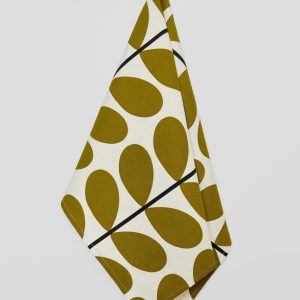 Cotton Linen Scandinavian Style Linear Stem Tea Towels 45x65cm / 18x26"