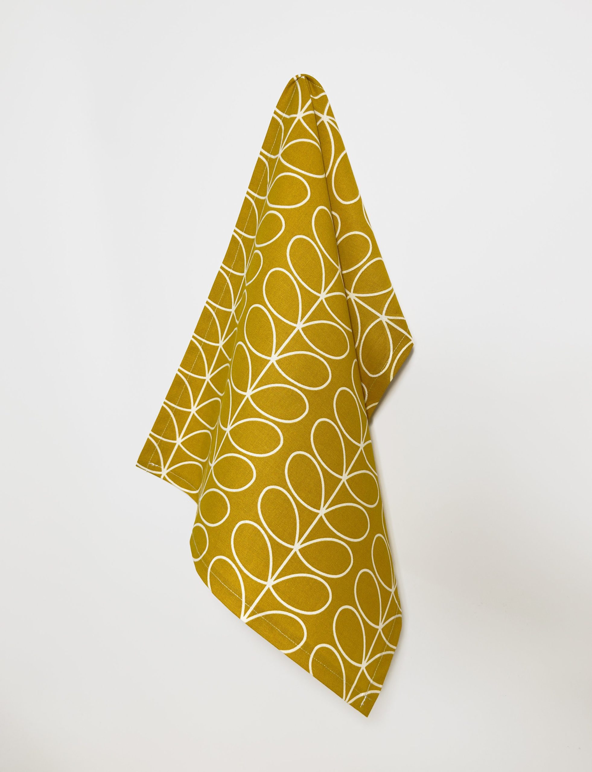 Cotton Linen Scandinavian Style Linear Stem Tea Towels 45x65cm / 18x26"