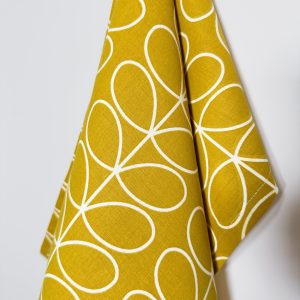 Cotton Linen Scandinavian Style Linear Stem Tea Towels 45x65cm / 18x26"