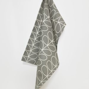 Cotton Linen Scandinavian Style Linear Stem Tea Towels 45x65cm / 18x26"