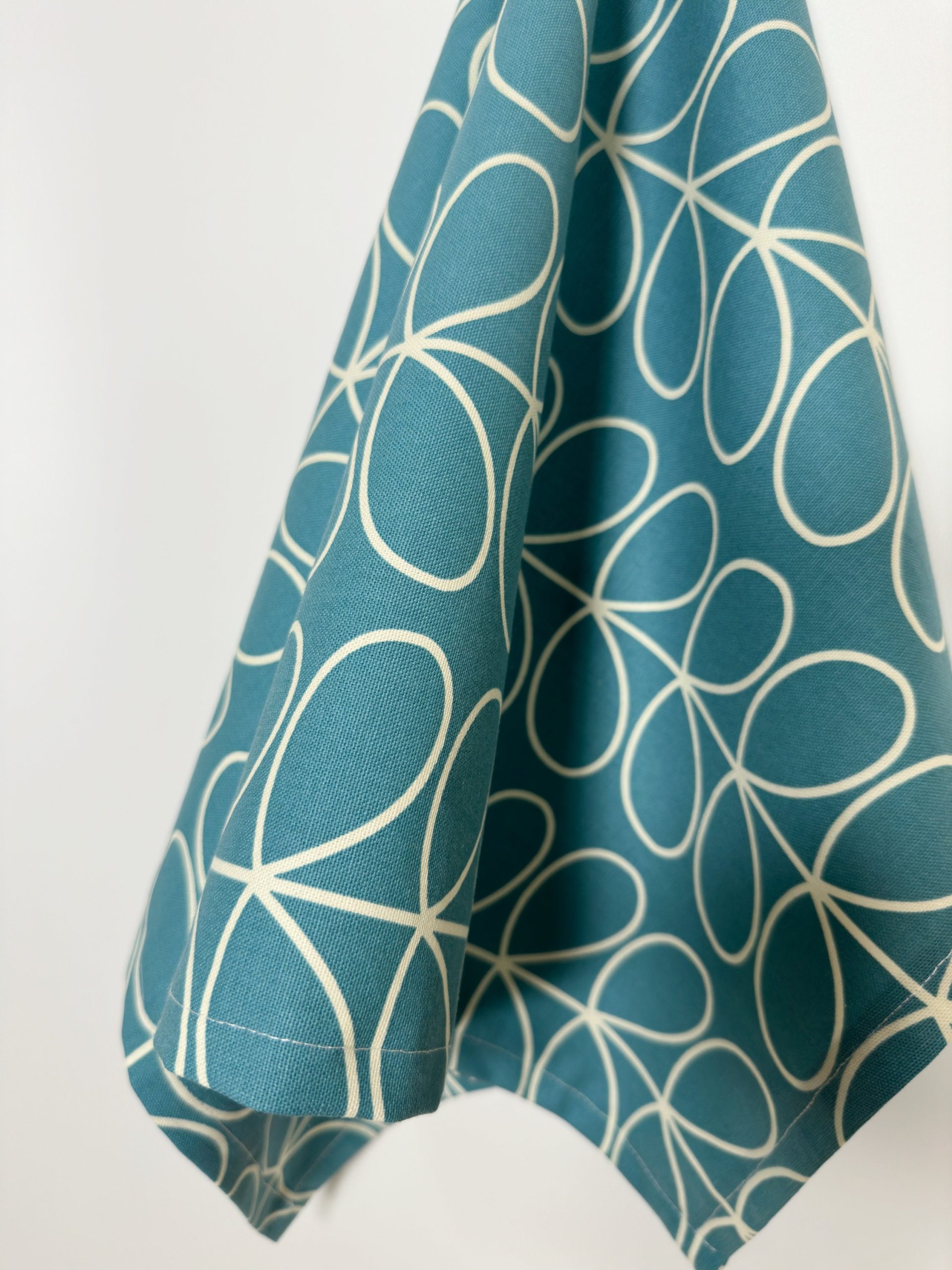 Cotton Linen Scandinavian Style Linear Stem Tea Towels 45x65cm / 18x26"