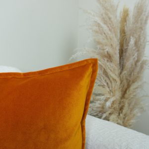 Luxury Velvet Burnt Orange Cushion Cover, Velvet Burnt Orange Pillow Cover, (all Sizes)