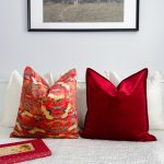Red Velvet Pillow Cover: Christmas Decor Red Cushion All Sizes