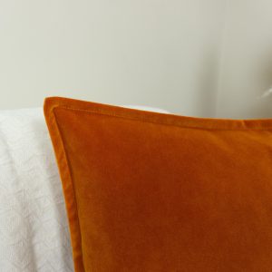 Luxury Velvet Burnt Orange Cushion Cover, Velvet Burnt Orange Pillow Cover, (all Sizes)