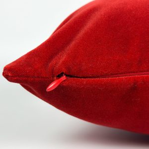 Luxury Velvet Tomato Red Lumbar Pillow Covers Rust Cushion Covers, (all Sizes)