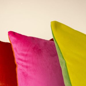 Velvet Double Side Colour Pillow Cover Customised Scatter Cushion Cover, 42 Colour Options. (all Sizes)