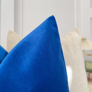 Premium Velvet Royal Blue Pillow Cover Navy Blue Cushion Cover Long Pillow Navy Lumbar Pillow Cover (all Sizes)