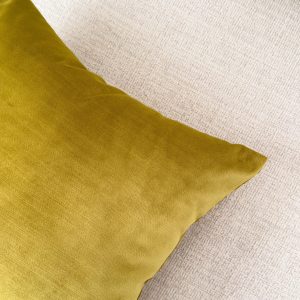 Velvet Golden Olive Cushion Cover Mustard Sofa Cushion Soft Cotton Velvet Decorative Cushion For Couch Or Bed