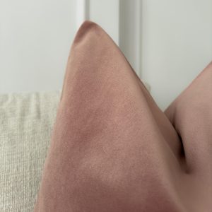 Velvet Dusty Pink Cushion Cover Powder Pink Sofa Cushion Soft Cotton Velvet Lumbar Cushion For Couch Or Bed