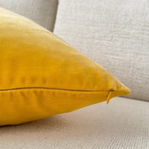 Velvet Orange Cushion Cover Scatter Yellow Cushion Decorative Square Pillow Orange Velvet Throw Pillow (all Sizes)