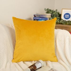 Velvet Orange Cushion Cover Scatter Yellow Cushion Decorative Square Pillow Orange Velvet Throw Pillow (all Sizes)