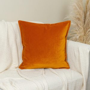 Luxury Velvet Burnt Orange Cushion Cover, Velvet Burnt Orange Pillow Cover, (all Sizes)