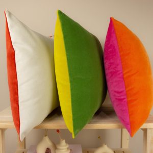 Velvet Double Side Colour Pillow Cover Customised Scatter Cushion Cover, 42 Colour Options. (all Sizes)