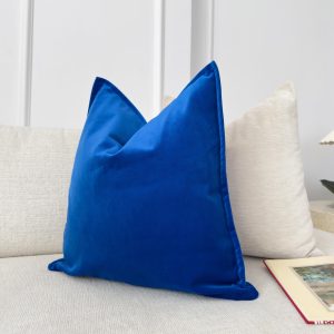 Premium Velvet Royal Blue Pillow Cover Navy Blue Cushion Cover Long Pillow Navy Lumbar Pillow Cover (all Sizes)