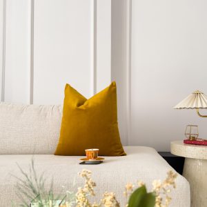 Mustard Throw Pillow Cover:velvet Amber Lumbar Pillow Cover All Sizes