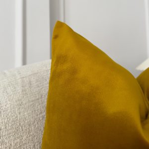 Mustard Throw Pillow Cover:velvet Amber Lumbar Pillow Cover All Sizes