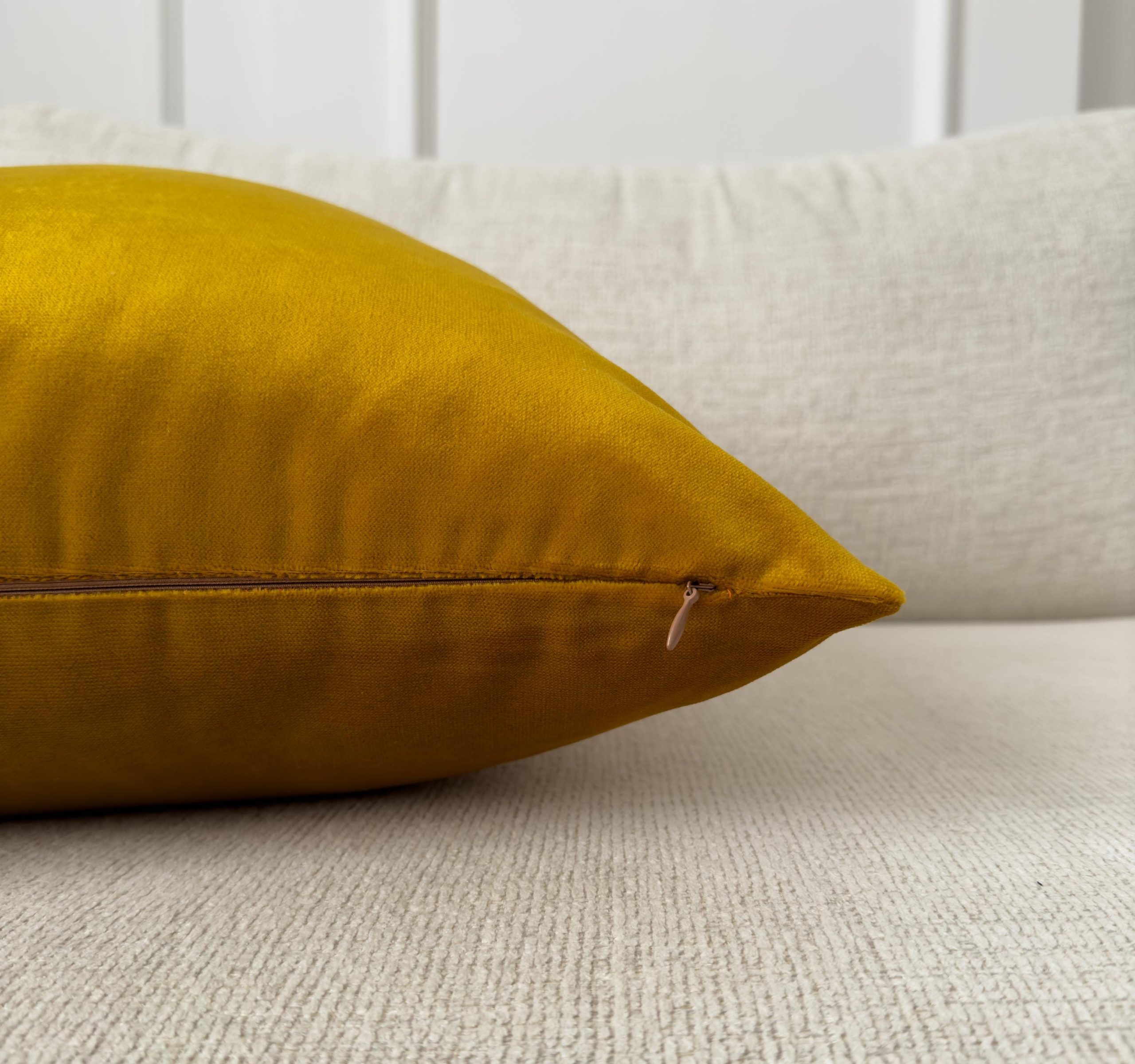 Mustard Throw Pillow Cover:velvet Amber Lumbar Pillow Cover All Sizes