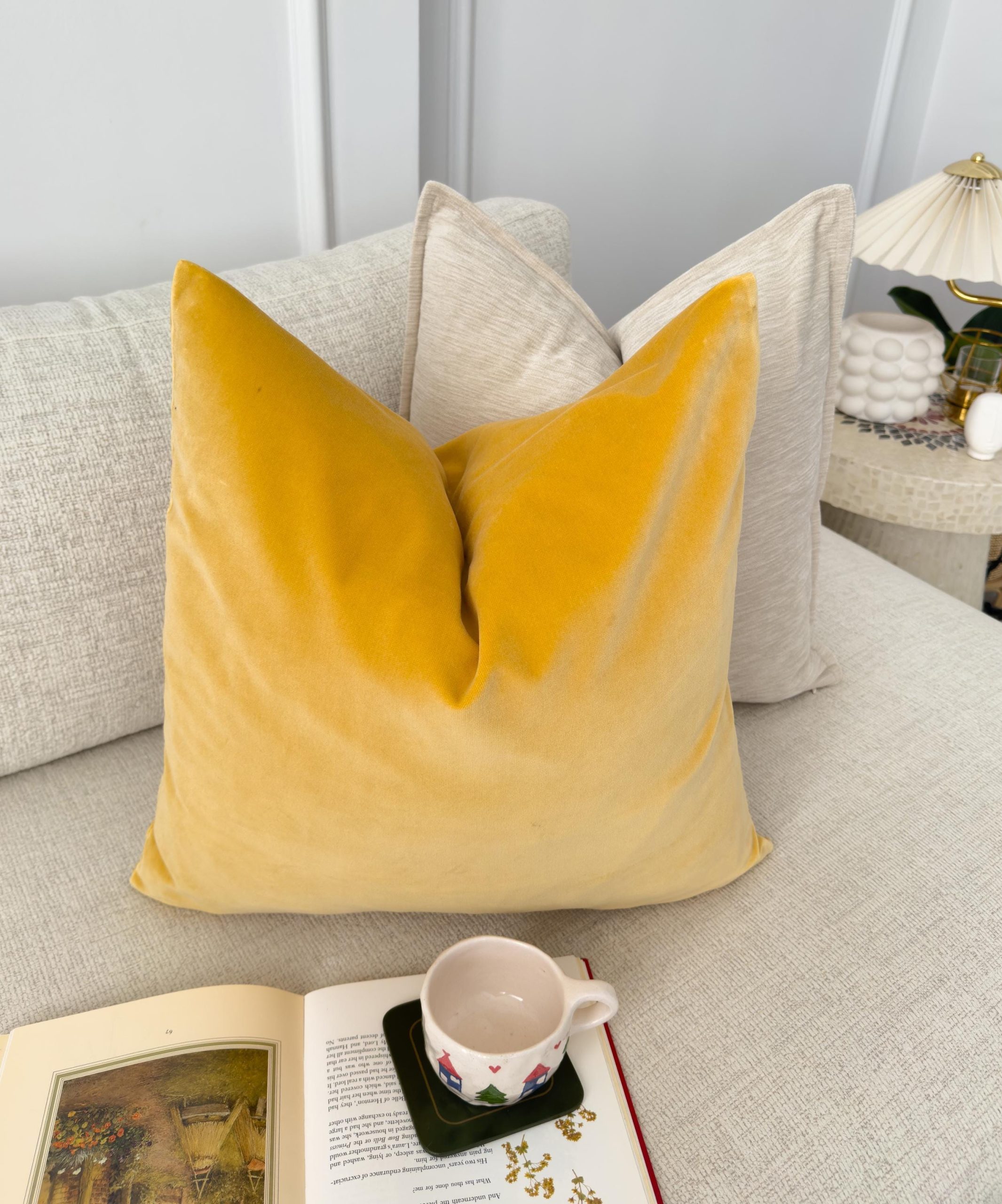 Velvet Orange Cushion Cover Scatter Yellow Cushion Decorative Square Pillow Orange Velvet Throw Pillow (all Sizes)
