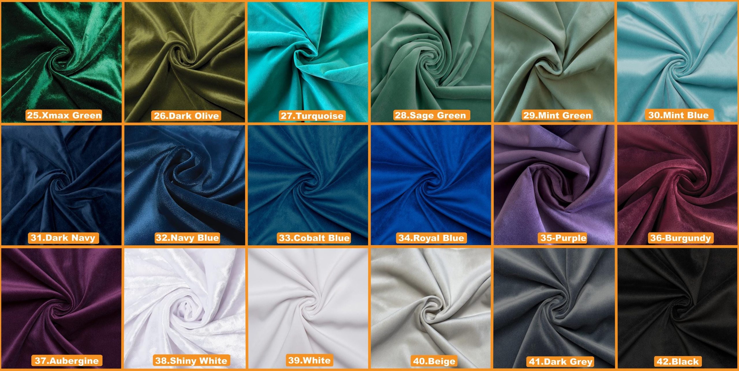 Velvet Double Side Colour Pillow Cover Customised Scatter Cushion Cover, 42 Colour Options. (all Sizes)