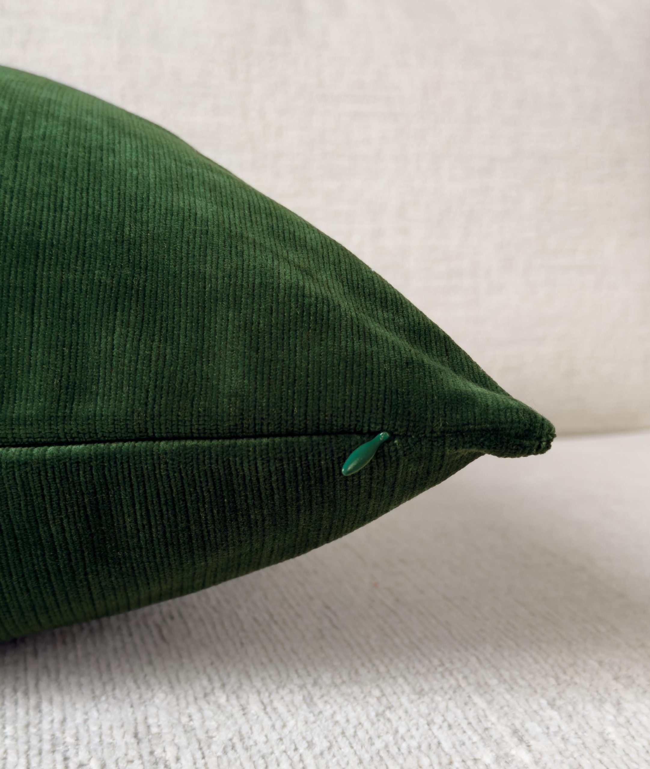 Cord Velvet Dark Green Pillow Cover Home Decor Green Cushion Cover (all Sizes)